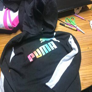 girls puma hoodie
